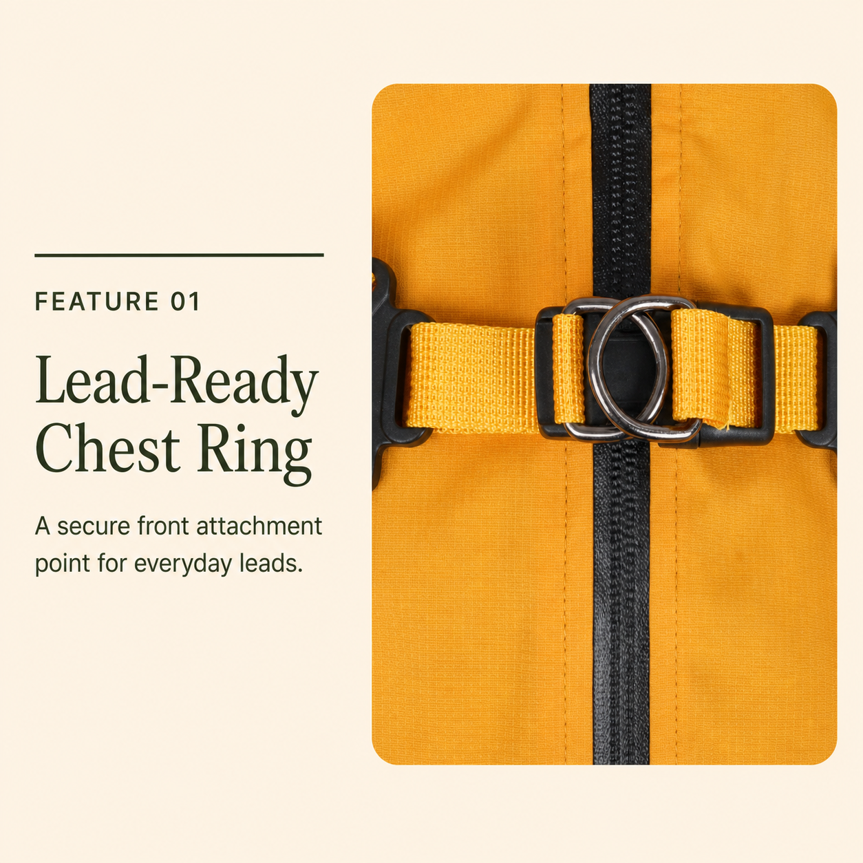 HERDWILD Windproof Harness Jacket - Orange Yellow