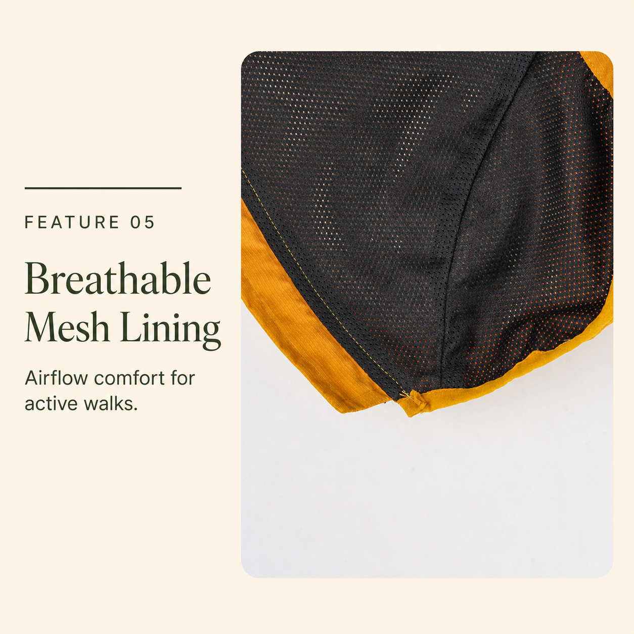 HERDWILD Windproof Harness Jacket - Orange Yellow