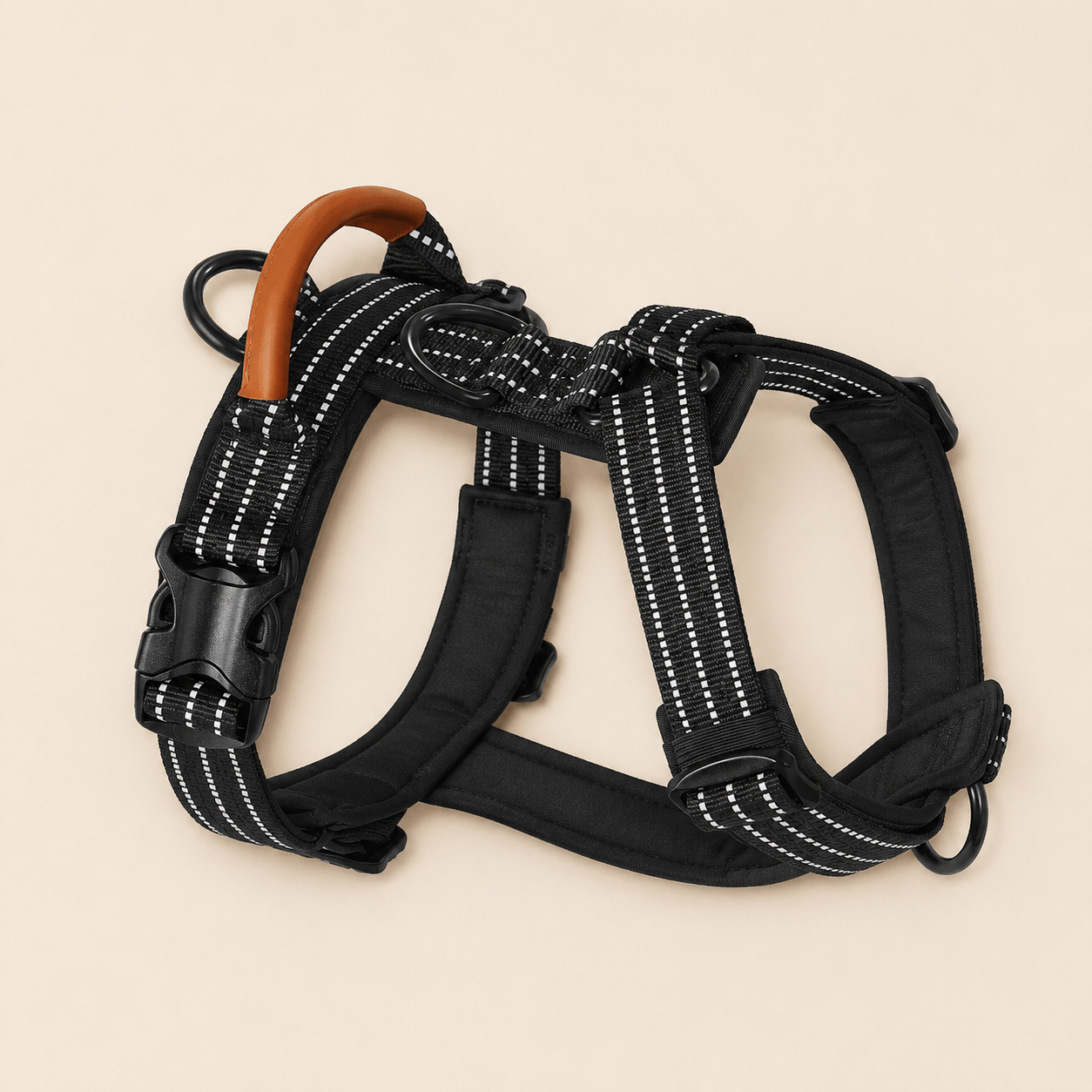 HERDWILD Reflective Dog Harness - Black