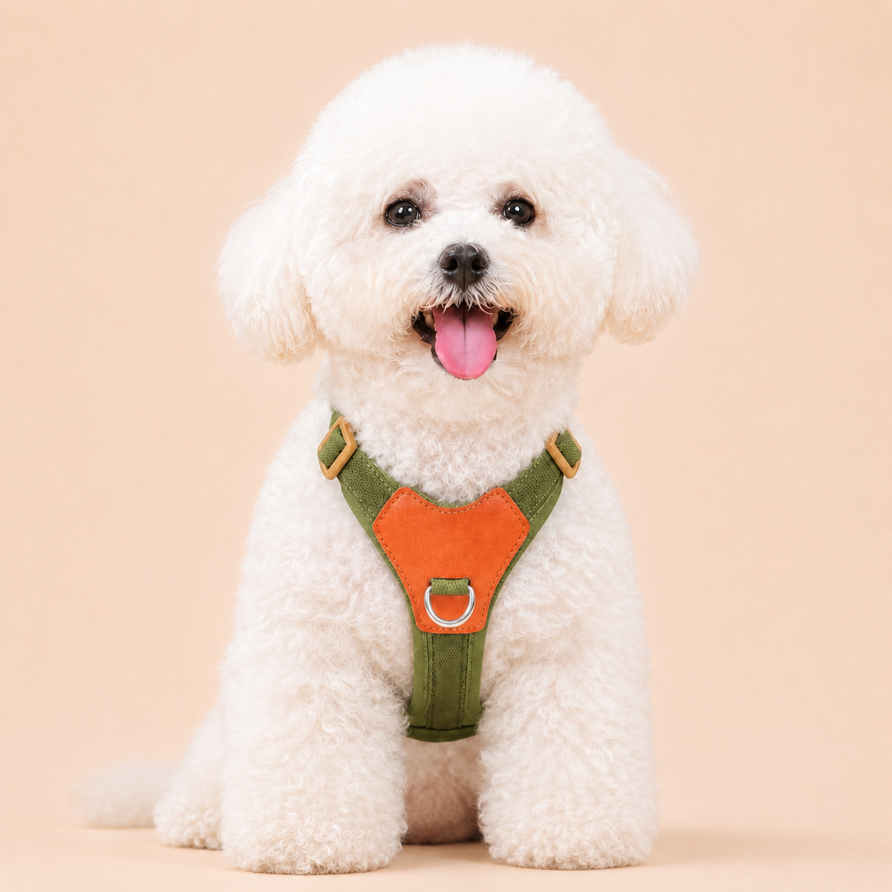 HERDWILD Breathable Dual-Clip Dog Harness - Olive Green
