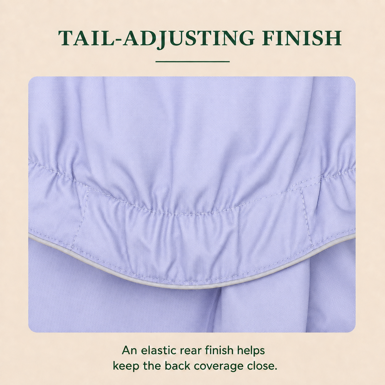 HERDWILD Four-Leg Raincoat - Lilac Mist