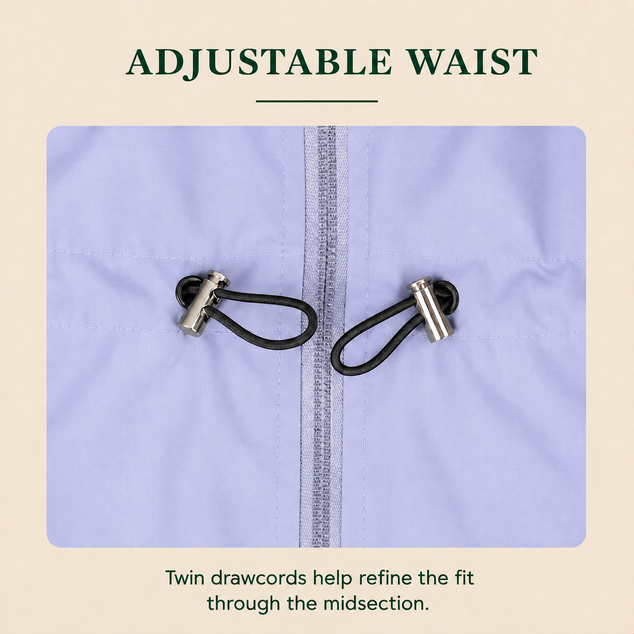 HERDWILD Four-Leg Raincoat - Lilac Mist